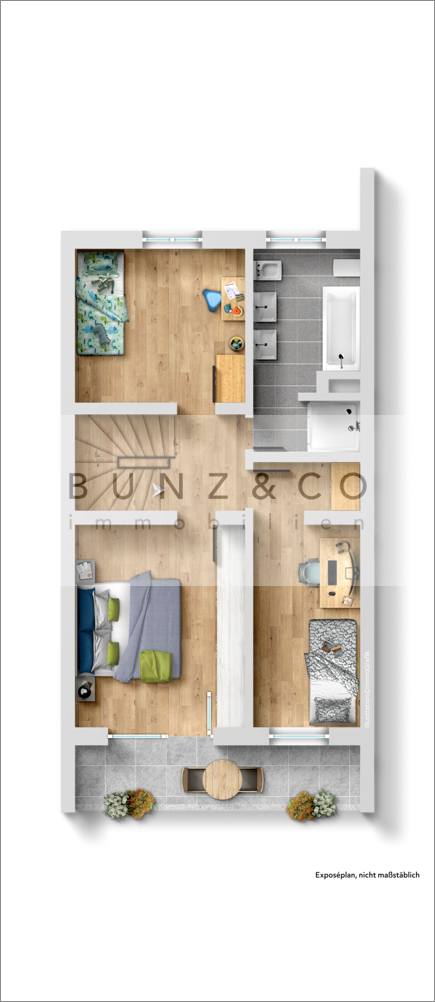 Grundriss Obergeschoss