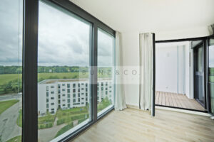 Blick vom Wohnzimmer