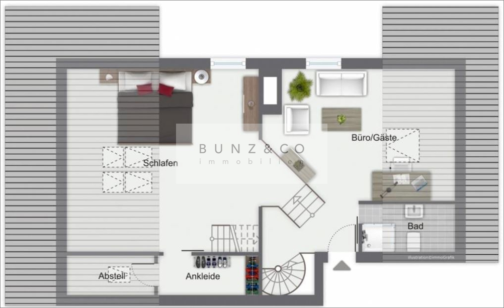 Grundriss Dachgeschoss