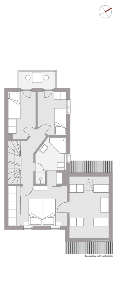 Grundriss Obergeschoss