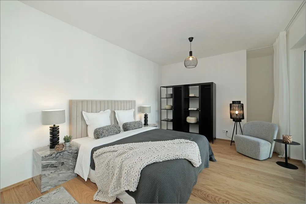 Immobilienangebot - München / Freimann - Alle - HEIDEPARK: NEUBAU-MIETWOHNUNGEN IN MÜNCHEN-NEUFREIMANN - bereits 100 % vermietet.