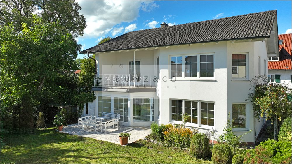 Immobilienangebot - Inning am Ammersee - Alle - Gepflegtes Einfamilienhaus in Inning am Ammersee mit Wintergarten, Gästezimmer und Südgarten!