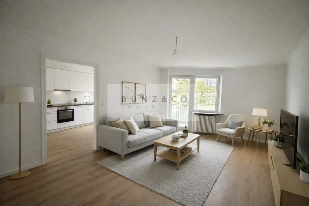 Immobilienangebot - München - Alle - Schicke Wohnung im Norden von Schwabing - mit Südbalkon!