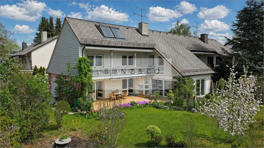 Immobilienangebot - Pullach im Isartal - Alle - Viel Platz für die ganze Familie – Doppelhaushälfte mit Südwestgarten in Bestlage von Pullach