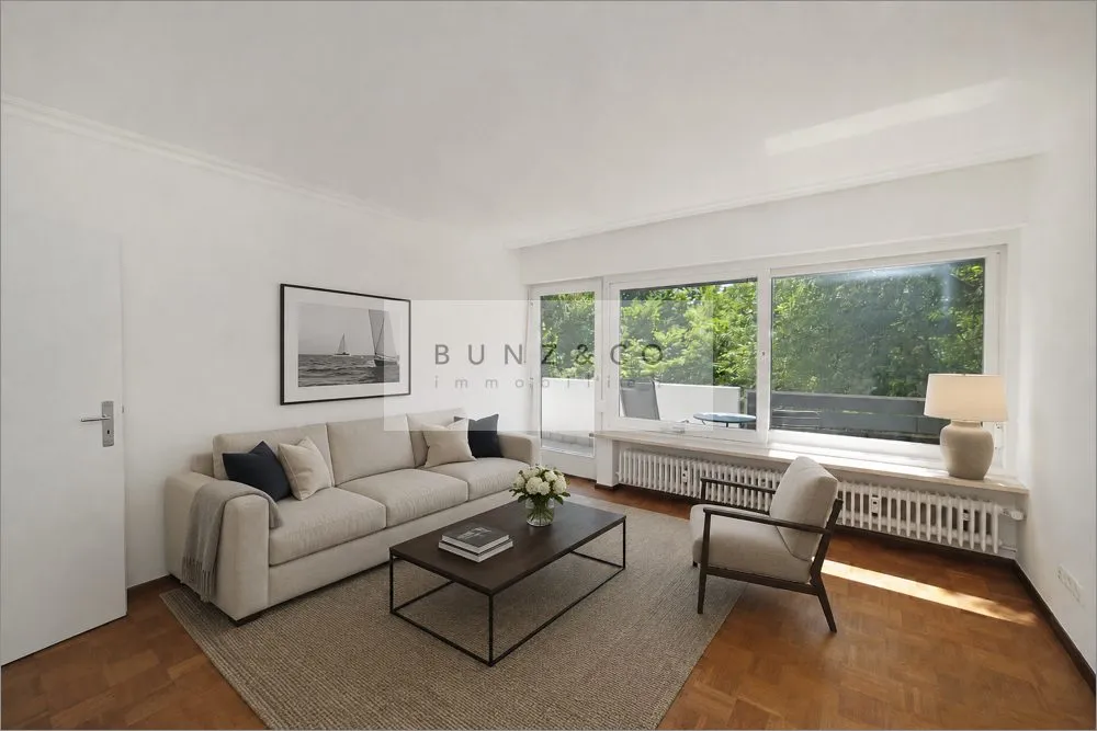 Immobilienangebot - München - Alle - Premiumlage Solln: Gepflegte 2-Zimmer-Wohnung mit Südbalkon - TG-Stellplatz inklusive