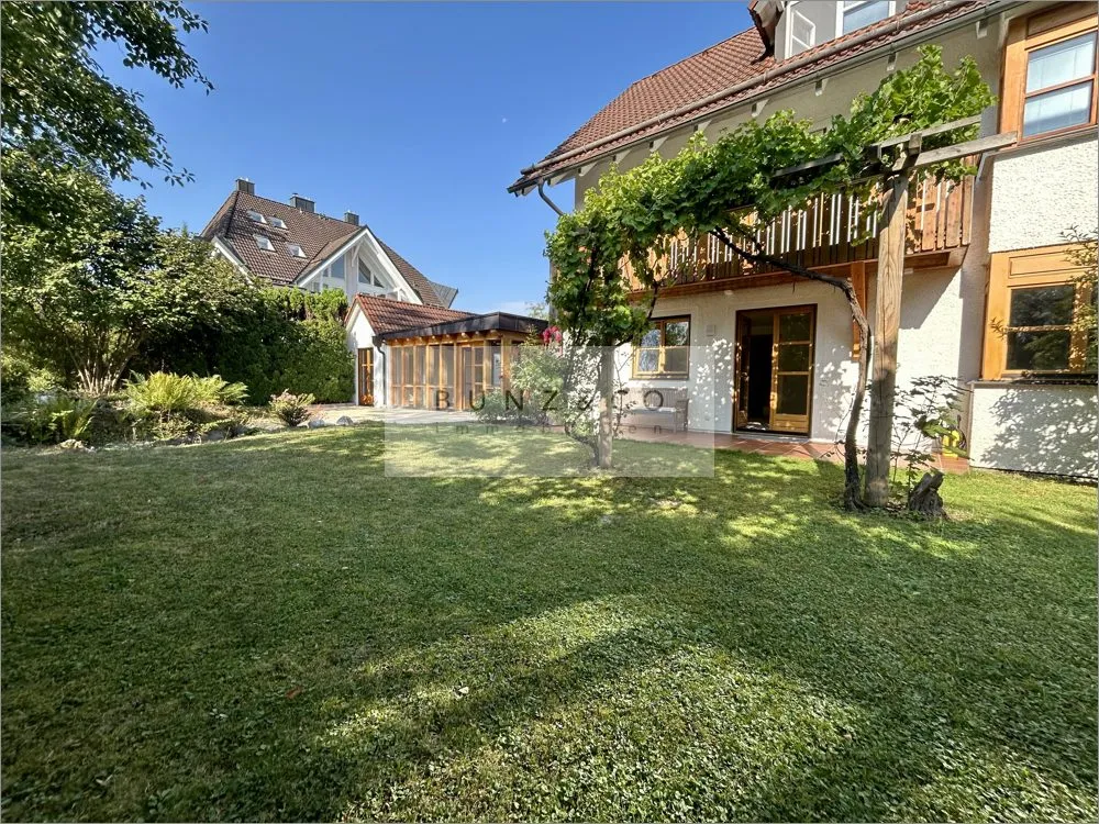 Immobilienangebot - Pullach - Alle - Großzügige, individuelle Gartenwohnung mit Wintergarten und Terrassen in Bestlage von Pullach
