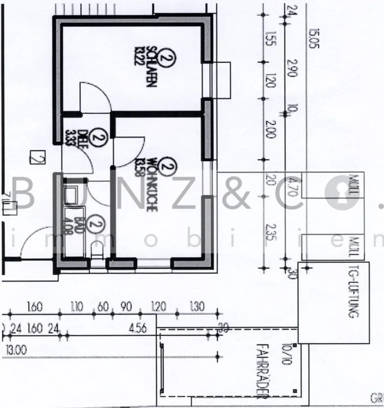 Immobilienangebot - München - Alle - Kompakte 2-Zimmerwohnung im Norden von Schwabing!